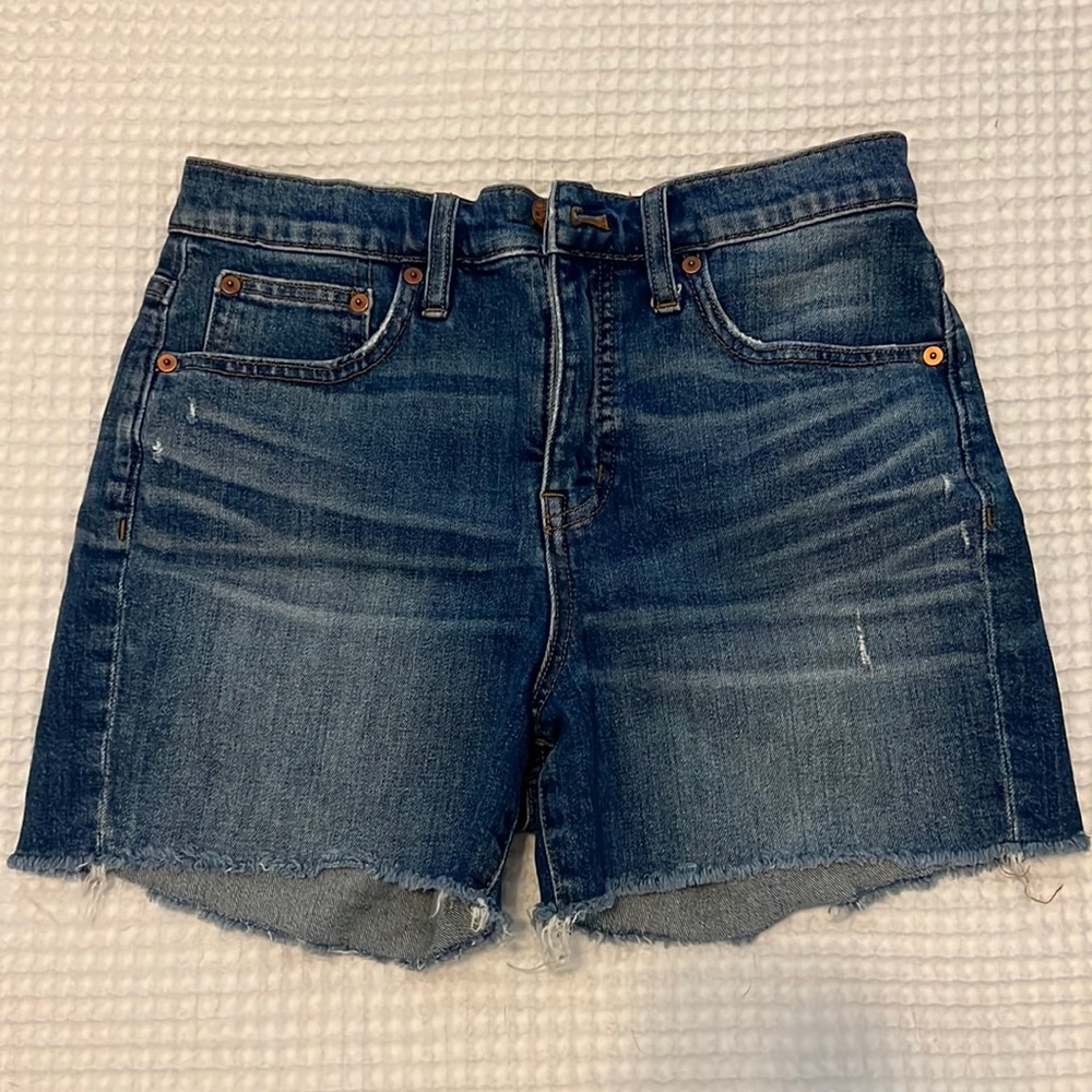 Madewell High Rise Denim Shorts